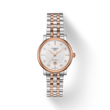 Tissot T Classic Carson Premium Diamonds White Dial Two Tone Steel Strap Watch for Women - T122.207.22.036.00 Authentic Buy Shop Now