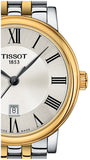 Tissot T Classic Carson Lady Premium Silver Dial Two Tone Steel Strap Watch For Women - T122.210.22.033.00 Authentic Buy Shop Now