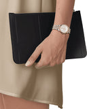 Tissot T Classic Carson Premium Diamonds White Dial Two Tone Steel Strap Watch for Women - T122.207.22.036.00 Authentic Buy Shop Now