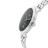 Tissot T Classic Carson Premium Powermatic 80 Black Dial Silver Steel Strap Watch For Men - T122.407.11.051.00 Authentic Buy Shop Now
