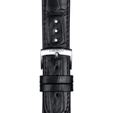 Tissot Carson Premium Chronograph Silver Dial Black Leather Strap Watch For Men - T122.417.16.033.00 Authentic Buy Shop Now