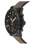 Tissot Supersport Chrono Black Dial Beige Nylon Strap Watch For Men - T125.617.37.051.01 Authentic Buy Shop Now