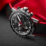 Tissot Supersport Vuelta Special Edition Chrono Black Dial Black Nylon Strap Watch for Men - T125.617.17.051.01 Authentic Buy Shop Now