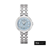 Tissot Bellissima Small Lady Light Blue Dial Silver Steel Strap Watch for Women - T126.010.11.133.00 Authentic Buy Shop Now