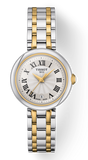 Tissot Bellissima Small Lady Mother of Pearl Dial Two Tone Steel Strap Watch For Women - T126.010.22.013.00 Authentic Buy Shop Now