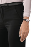 Tissot Bellissima Small Lady Silver Dial Black Leather Strap Watch For Women - T126.010.16.013.00 Authentic Buy Shop Now