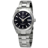 Tissot Gentleman Powermatic 80 Silicium Black Dial Silver Steel Strap Watch For Men - T127.407.11.051.00 Authentic Buy Shop Now