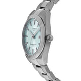 Tissot Gentleman Powermatic 80 Silicium Ice Blue Silver Steel Strap Watch For Men - T127.407.11.351.00 Authentic Buy Shop Now