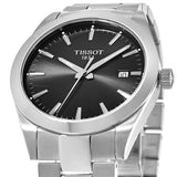 Tissot T Trend Couturier Chronograph Black Dial Silver Steel Strap Watch For Men - T035.410.11.051.00 Authentic Buy Shop Now