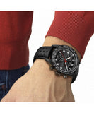 Tissot T Sport PRS 516 Chronograph Black Dial Black Leather Strap Watch for Men - T131.617.36.052.00 Authentic Buy Shop Now