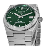 Tissot PRX Powermatic 80 Green Dial Silver Steel Strap Watch for Men - T137.207.11.091.00 Authentic Buy Shop Now