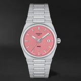 Tissot PRX Quartz Pink Dial Silver Steel Strap Watch for Women - T137.210.11.331.00 Authentic Buy Shop Now