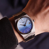 Tissot PRX Powermatic 80 Gradient Blue Dial Silver Steel Strap Watch for Men - T137.407.11.351.01 Authentic Buy Shop Now
