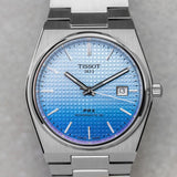 Tissot PRX Powermatic 80 Gradient Blue Dial Silver Steel Strap Watch for Men - T137.407.11.351.01 Authentic Buy Shop Now