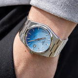 Tissot PRX Powermatic 80 Gradient Blue Dial Silver Steel Strap Watch for Men - T137.407.11.351.01 Authentic Buy Shop Now