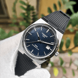Tissot PRX Powermatic 80 Blue Dial Black Rubber Strap Watch for Men - T137.407.17.041.00 Authentic Buy Shop Now