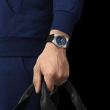 Tissot PRX Blue Dial Black Rubber Strap Watch For Men - T137.410.17.041.00 Authentic Buy Shop Now