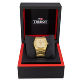 Tissot PRX Powermatic 80 Gold Dial Gold Steel Strap Watch for Men - T137.407.33.021.00 Authentic Buy Shop Now