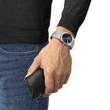 Tissot T Classic PRX Blue Dial Silver Steel Strap Watch For Men - T137.410.11.041.00 Authentic Buy Shop Now