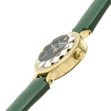 Tissot Lovely Round Green Mother of Pearl Dial Green Leather Strap Watch for Women - T140.009.36.091.00 Authentic Buy Shop Now