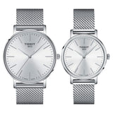 Tissot Everytime Gent Silver Dial Silver Mesh Bracelet Watch for Men - T143.410.11.011.00 Authentic Buy Shop Now