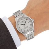 Tissot T Classic Le Locle Automatic White Dial Silver Steel Strap Watch For Men - T41.1.483.33 Authentic Buy Shop Now