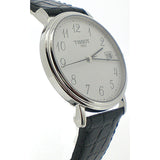 Tissot T Classic Desire White Dial Black Leather Strap Watch For Men - T52.1.421.12 Authentic Buy Shop Now
