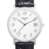 Tissot T Classic Desire White Dial Black Leather Strap Watch For Men - T52.1.421.12 Authentic Buy Shop Now