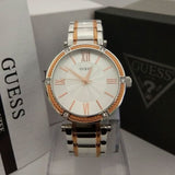 Guess Park Ave Silver Dial Two Tone Steel Strap Watch for Women - W0636L1 Authentic Buy Shop Now