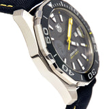 Tag Heuer Aquaracer Jeremy Lin Special Edition Grey Dial Black Nylon Strap Watch for Men - WAY211F.FC6362 Authentic Buy Shop Now