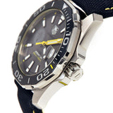 Tag Heuer Aquaracer Jeremy Lin Special Edition Grey Dial Black Nylon Strap Watch for Men - WAY211F.FC6362 Authentic Buy Shop Now