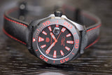 Tag Heuer Aquaracer Caliber 5 Black Dial Black Nylon Strap Watch for Men - WAY208A.FC6381 Authentic Buy Shop Now