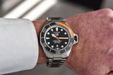 Tag Heuer Aquaracer Professional 1000 Superdiver Automatic Black Dial Silver Steel Strap Watch for Men - WBP5A8A.BF0619