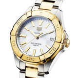 Tag Heuer Aquaracer Silver Dial Two Tone Steel Strap Watch for Women - WBD1120.BB0930 Authentic Buy Shop Now