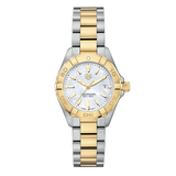 Tag Heuer Aquaracer Mother of Pearl Dial Two Tone Steel Strap Watch for Men - WBD1420.BB0321 Authentic Buy Shop Now