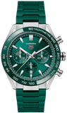 Tag Heuer Carrera Chronograph 44mm Green Dial Green Steel Strap Watch for Men - CBN2A1N.FT6238 Authentic Buy Shop Now