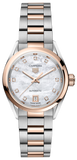 Tag Heuer Carrera Date Automatic Mother of Pearl Dial Two Tone Steel Strap Watch for Women - WBN2450.BD0569 Authentic Buy Shop Now