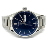 Tag Heuer Carrera Automatic Blue Dial Silver Steel Strap Watch for Men - WAR201E.BA0723 Authentic Buy Shop Now