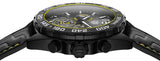 Tag Heuer Formula 1 Chronograph Senna Black Dial Black Leather Strap Watch for Men - CAZ101AJ.FC6487 Authentic Buy Shop Now