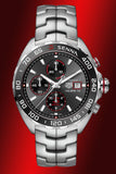 Tag Heuer Formula 1 Chronograph Senna Grey Dial Silver Steel Strap Watch for Men - CAZ201D.BA0633 Authentic Buy Shop Now