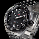 Tag Heuer Formula 1 Quartz Black Dial Silver Steel Strap Watch for Men - WAZ1110.BA0875 Authentic Buy Shop Now