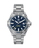 Tag Heuer Aquaracer Calibre 5 Automatic Blue Dial Silver Steel Strap Watch for Men - WAY2012.BA0927 Authentic Buy Shop Now