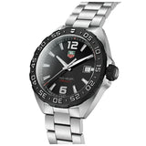 Tag Heuer Formula 1 Quartz Black Dial Silver Steel Strap Watch for Men - WAZ1110.BA0875 Authentic Buy Shop Now