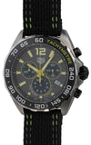Tag Heuer Formula 1 Chronograph Grey Dial Black Nylon Strap Watch for Men - CAZ101AG.FC8304 Authentic Buy Shop Now