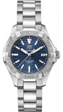 Tag Heuer Aquaracer Blue Dial Silver Steel Strap Watch for Women - WBD131D.BA0748 Authentic Buy Shop Now