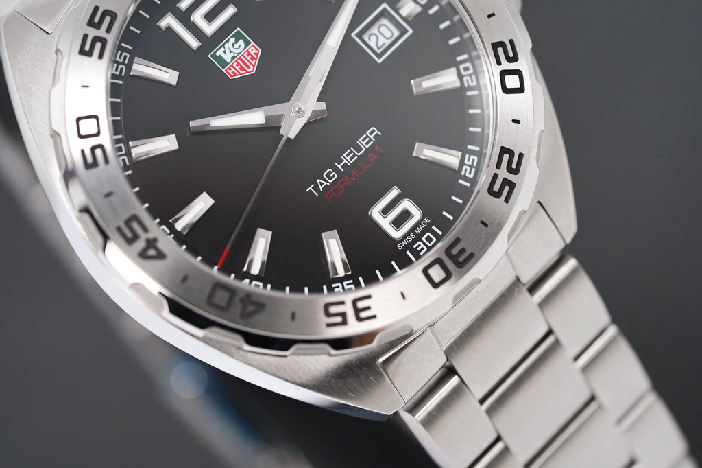 Tag Heuer Formula 1 Quartz Black Dial Watch For Men - WAZ1112.BA0875 Authentic Buy Shop Now