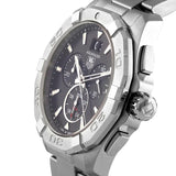 Tag Heuer Aquaracer Chronograph Black Dial Silver Steel Strap Watch for Men - CAY1110.BA0927 Authentic Buy Shop Now