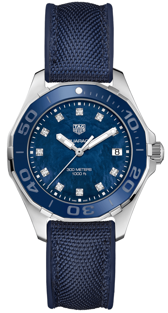 Tag Heuer Aquaracer Blue Mother of Pearl Dial Watch for Women - WAY131L.FT6091 Authentic Buy Shop Now