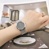 Calvin Klein Minimal Grey Dial Silver Mesh Bracelet Watch for Women - K3M231Y3 Authentic Buy Shop Now