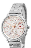 Tommy Hilfiger Carly White Dial Silver Stainless Steel Strap Watch for Women - 1781787 Authentic Buy Shop Now